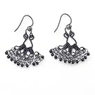 Lace Frill Hook Earrings by Judith Brown (Medium)