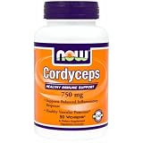 Now Foods Cordyceps 750mg, Veg-Capsules, 90-Count