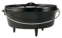 Lodge Original Finish 6-Quart Cast-Iron Camp Dutch Oven