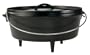 Lodge Original Finish 6-Quart Cast-Iron Camp Dutch Oven