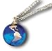 Planet Pendant, Earth Or Mars Marbles On A Gold Fill Or Stainless Steel Chain