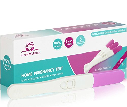 $1 TESTS! Pregnancy Test PREMIUM VALUE PACK of 5 with FREE Ovulation Test Strip! Home Pregnancy Tests for First Response and Most Comfortable Experience. Easy to Read and Reliable! Limited Supply! $1 TESTS! Pregnancy Test PREMIUM VALUE PACK of 5 with FREE Ovulation Test Strip! Home Pregnancy Tests for First Response and Most Comfortable Experience. Easy to Read and Reliable! Limited Supply!