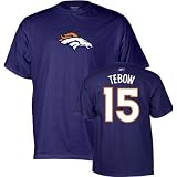 Tim Tebow Reebok Name and Number Denver Broncos T-Shirt