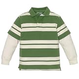 The Children's Place Big-Boys Faux-layered Striped Polo