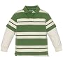 The Children's Place Big-Boys Faux-layered Striped Polo