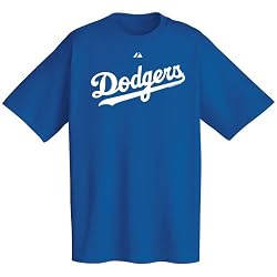 Los Angeles Dodgers Official Wordmark Short Sleeve T-Shirt, Deep Royal
