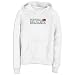 Sweatshirt Woman White Elegant Flag 
