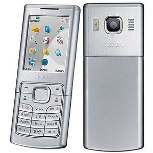 IN BOX Nokia 6500 Classic Unlocked, Camera, QUAD Band, 3G Phone (Silver)