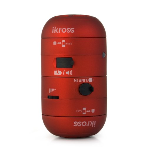 iKross Red 3.5mm Portable Mini Stereo Speakers for Kindle Touch 3G, Kindle Fire, Acer Iconia Tab A500, ASUS Eee Pad Transformer TF101, Viewsonic gTablet, Toshiba Trive, Dell Streak 7, Samsung Galaxy Tab, HP TouchPad, Coby Kyros, Viewsonic ViewPad, Motorola Xoom, Wifi Android Tablet, Apple iPad (2012 New Generation) iKross Red 3.5mm Portable Mini Stereo Speakers for Kindle Touch 3G, Kindle Fire, Acer Iconia Tab A500, ASUS Eee Pad Transformer TF101, Viewsonic gTablet, Toshiba Trive, Dell Streak 7, Samsung Galaxy Tab, HP TouchPad, Coby Kyros, Viewsonic ViewPad, Motorola Xoom, Wifi Android Tablet, Apple iPad (2012 New Generation)