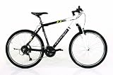 HAMMER Herren Mountain Bike Quest, Shimano Deore, schwarz/weiß