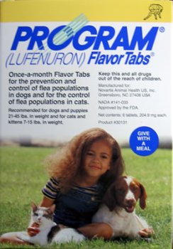 Program Yellow for Dogs 21 - 45 lbs and Cats 7 to 15 lbs Tablets (6 months)