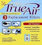 Hamilton Beach 04230 True Air Replacement Filter, 3-Pack