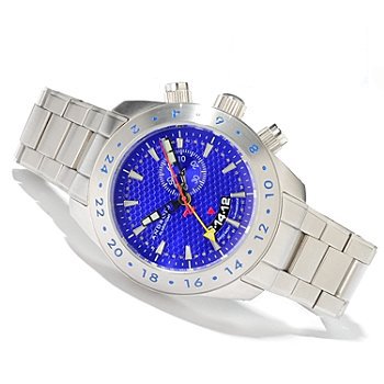 Android Time Engine Swiss GMT Stainless Steel Bracelet Watch