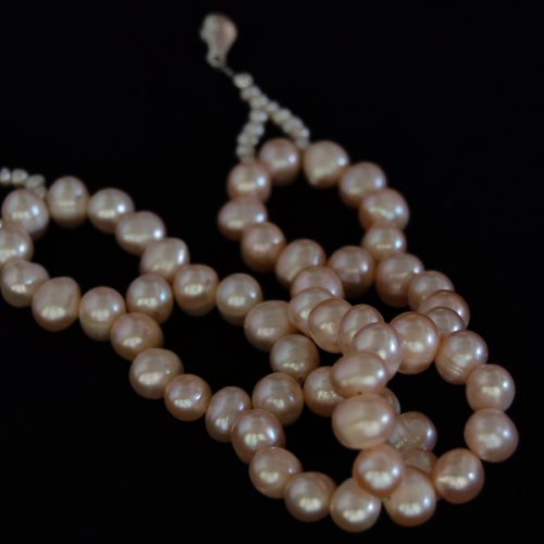 EXP Handmade Pearl & Silver Bracelet