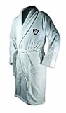 Oakland Raiders White Heavy Weight Bath Robe