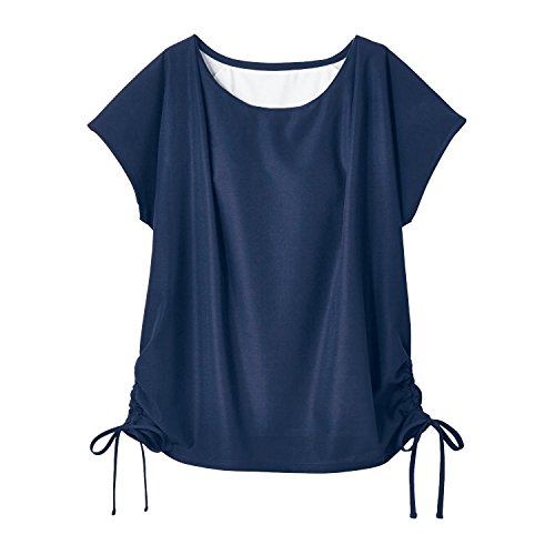 ベルメゾン 暑い夏に快適 カップ 付き ブラウス 風 Tシャツ