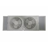 Aloha Twin Window Fan - White (9')