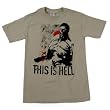 THIS IS HELL - Zombie - Tan T-shirt