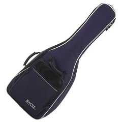 Rocktile Klassik-Gitarrentasche 3/4 & 7/8 - gepolstert mit Rucksackgarnitur (Blau)