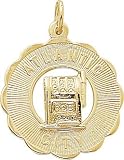 Atlantic City Charm, 10K Yellow Gold