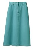 Colorful Stretch Denim A-line Skirt