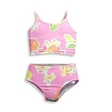 Girlfriends by Anita G Designer Clothes - Toddler Girls 2 Piece Tankini Bathing Suit, Pink, Yellow