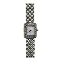 Sterling Silver Marcasite Wide Band Watch - Silver ( 7.25" )