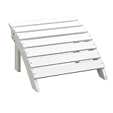 Adirondack Footrest - White