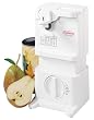 Sunbeam 3108-8 Adjustable Can Opener with Knife Sharpener, White