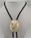 Sterling Silver/gold Plated Flying Eagle Bolo Tie