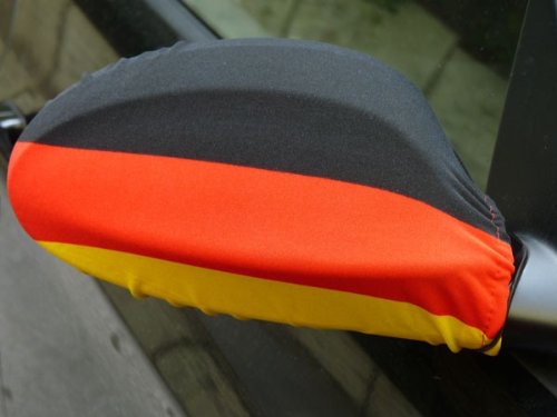 Deutschland Fanartikel Fan-Artikel Fußball EM WM Hut Brille Perücke Fahne, Fanartikel wählen:2 Stk Autospiegelüberzug