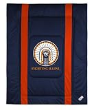 Illinois Fighting Illini ( University Of ) NCAA Sidelines Full or Queen Bed/Bedding Sport Comforter