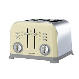 Morphy Richards Accents 4 Slice Toaster 44038 Cream