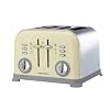 Morphy Richards Accents 44038 4 Slice Toaster, Cream
