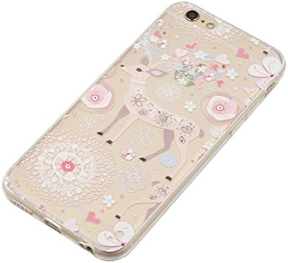 For iPhone 6 Case, iPhone 6s Case, KYZ Premium iPhone 6 Protective Case [Shock Absorbent] [Ultra Thin] Soft Clear TPU / PC Back Cover for 4.7 inches iPhone 6 / iPhone 6s - color06