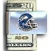 Seattle Seahawks Enameled Pewter Money Clip/Card Holder - NFL Football Fan Shop Sport...
