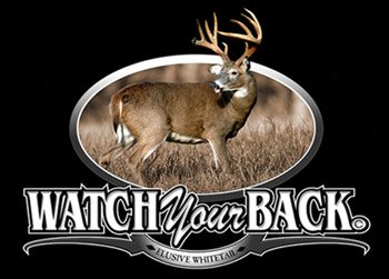 Watch Your Back Upstream Images Color Vinyl Wildlife Car Truck Window Decal Sticker