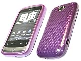 iTALKonline ProGel PURPLE Super Hydro Gel Protective Armour/Case/Skin/Cover/Shell for HTC WildFire Wild Fire Andriod SmartPhone