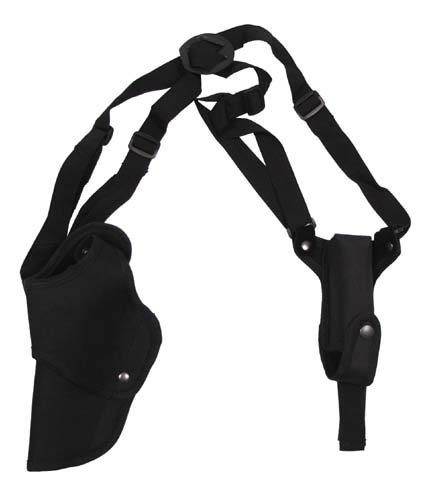 Pistolen Schulterholster schwarz links