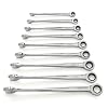 GearWrench 85898 9 Piece X-Beam Ratcheting Combination Wrench Set SAE