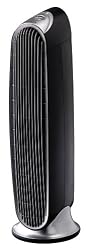 Honeywell HFD-120-Q Tower Quiet Air Purifier with Permanent IFD Filter, Black