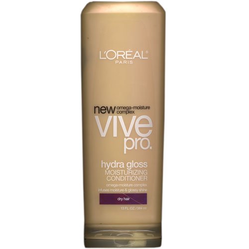 L'Oreal Paris Vive Pro Hydra Gloss Conditioner, Very Dry/Damaged Hair, 13-Fluid Ounce