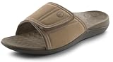 4175WBb34UL. SL160  Orthaheel Men/Women Kiwi Slide In Orthopedic Sandals   Tan (Mens 6 Womens 7) Reviews