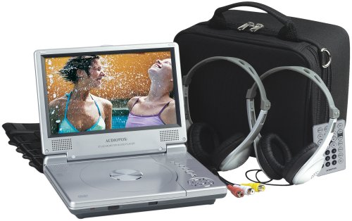 Audiovox D1812PK 8-Inch Portable LCD DVD Player with Car Kit