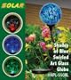 BLUE Solar Garden Globe or Ball Stake Psychadelic & Color Changing