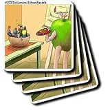 Londons Times Miscellaneous Funny Cartoons - Still Life Of Moving People - Coasters