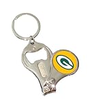 NFL Green Bay Packers 3-in-1 Nailclipper Keychain