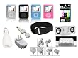 Cuffu Ipod Nano 3 Bundle Deal/4 X Silicone Skin/full Charging Kit/speaker/armband/screen Guard