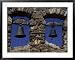 Close View of Two Bells in a Tower Near La Seu D'Urgell, Pyrenees Mountains, Spain, Europe Architecture Framed Art Poster Print by Stacy Gold, 39x31