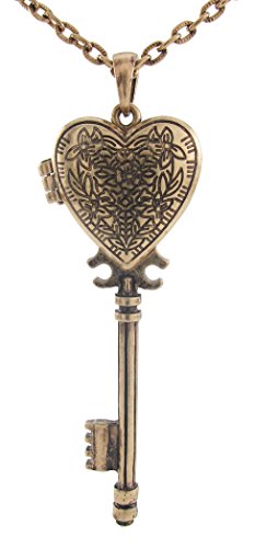 Daisyjewel victorian jewelry key to my heart pendant ne…